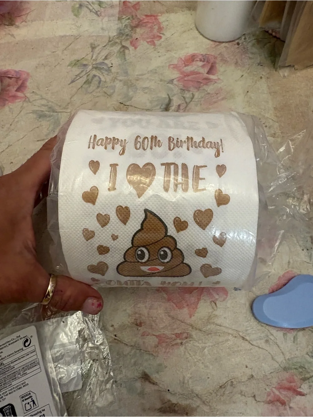 New Open Box Sealed TP 60th Birthday Gifts Women, Men, Her, Him - Happy Prank